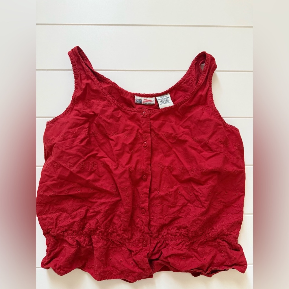 Faded Glory Red Tank Top